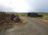 Access track from dwellinghouse